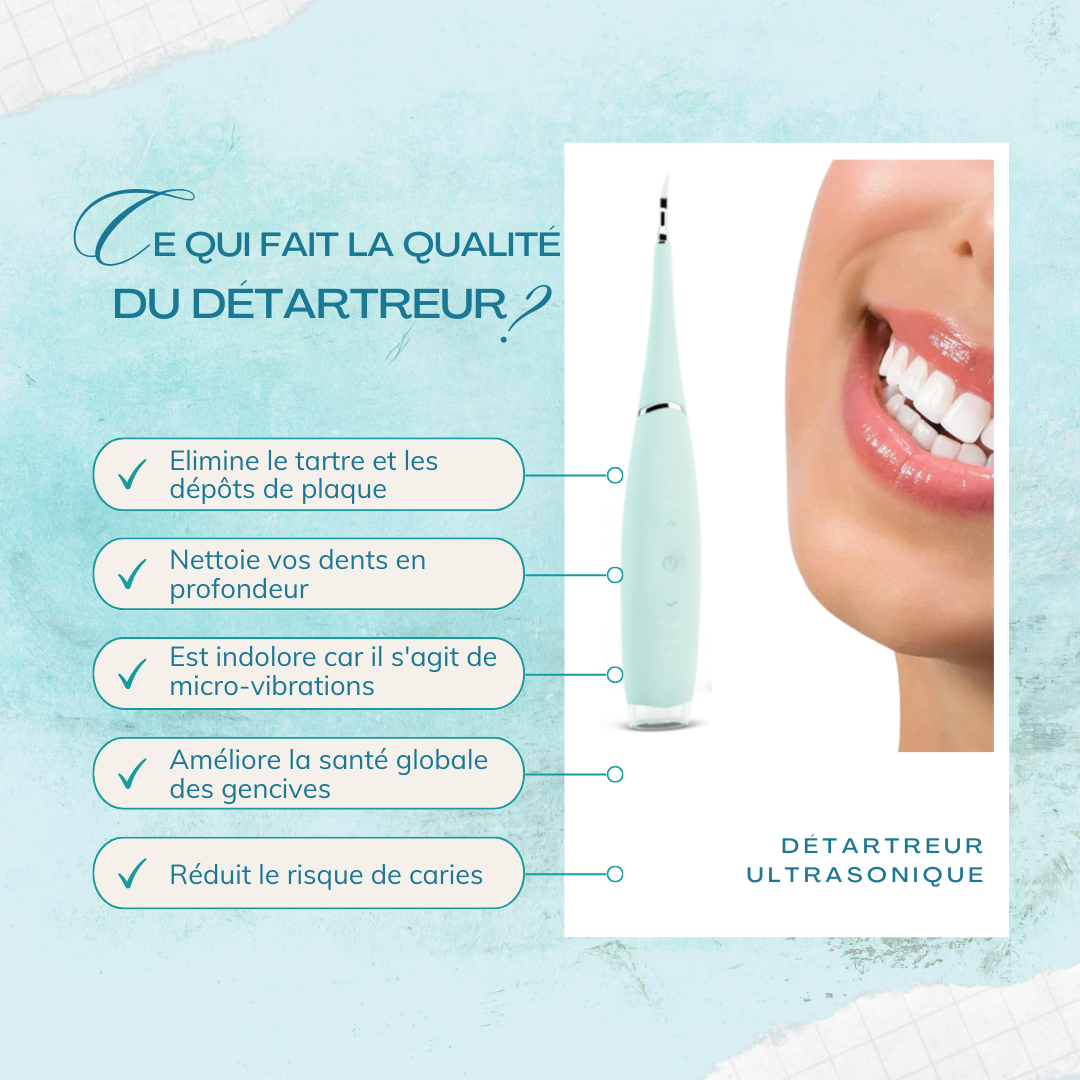Détartreur dentaire à ultrasons : Detartreur dentaire, Detartreur dent, Détartreur  dentaire maison – BGadgets France